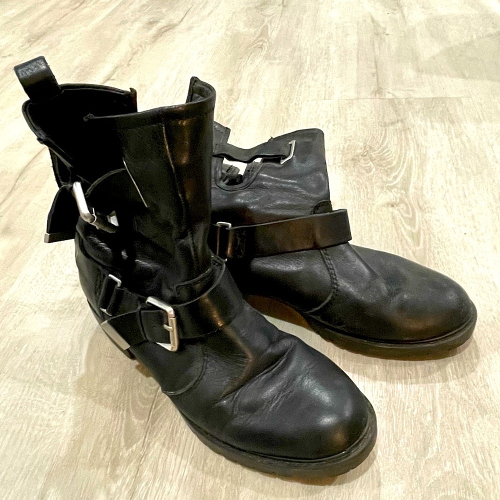 Zara boots , silver hardware